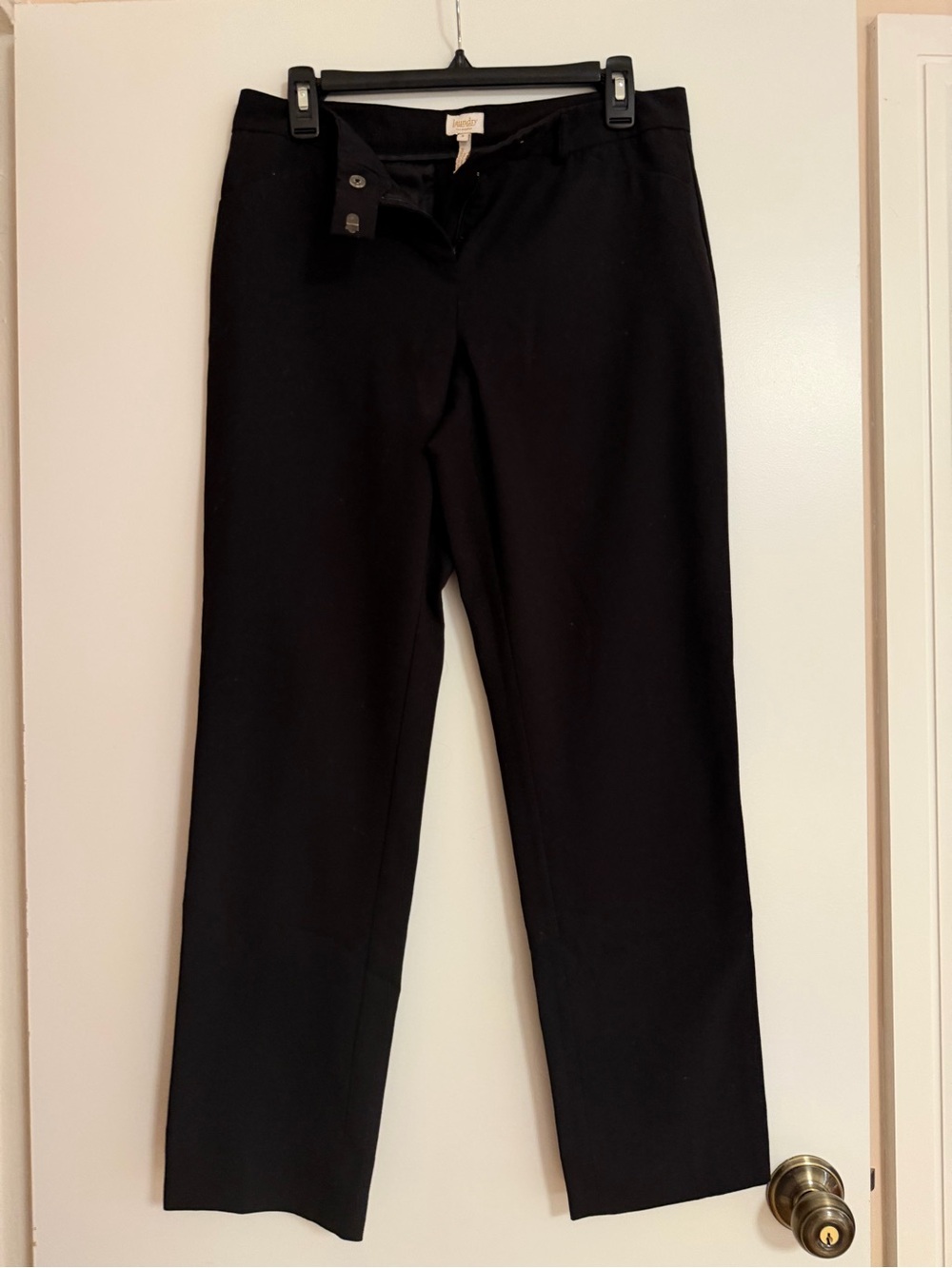 Women’s Black Dress Pants - Classic Straight Fit